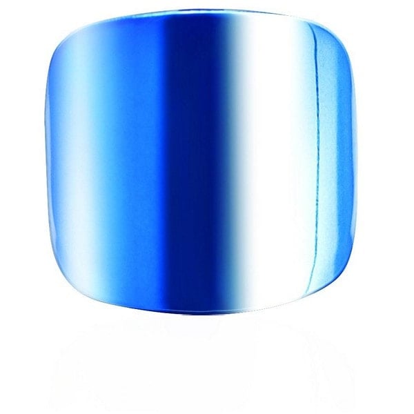 Dashing Diva Metallic Toenails, Blue Steel, 120/Box