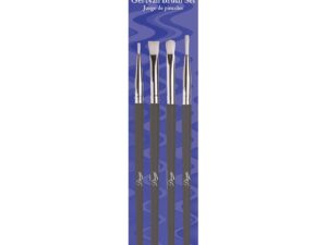 Diane Gel Nail Brush Set, 4/Pack