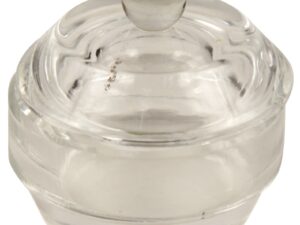 Nail Dappen Glass Dish with Lid