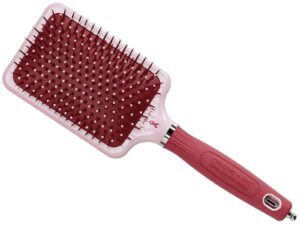 Olivia Garden Ceramic & Ion Thermal Breast Cancer Awareness Paddle Brush