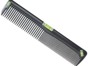 Comb with Three Angled Levelers for Angled Cutting, 205mm, Black