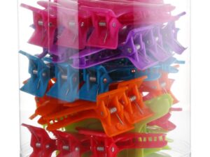Butterfly Jaw Clips Tub, Assorted Colours, 36/Tub