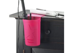 Straightener & Tong Silicone Table Holster, Hot Pink, Large