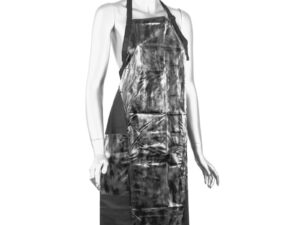 Apron Black & Grey Shiny Pattern with Side Panels