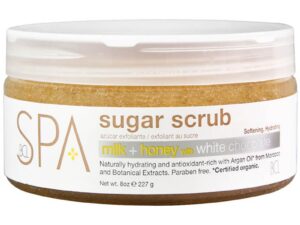 BCL Spa Milk & Honey with White Chocolate Sugar Scrub, 227g