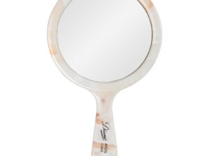 Diane Small Two-Sided Mirror with Handle