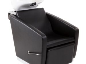 Shampoo Unit Turin, 0356 White Basin C36 & Black Chair