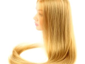 Mannequin Head with 100% Synthetic Hair, Blonde, 26 inch (66 cm)