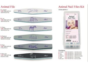 Nail Files Fun Animals Kit, 6 Files