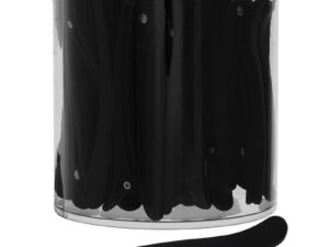 Sectioning Clips Tub, Plastic & Aluminium Soft Touch, Black, 10.6cm, 44/Tub