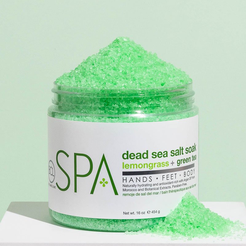 BCL Spa Lemongrass & Green Tea Dead Sea Salt Soak - Image 2