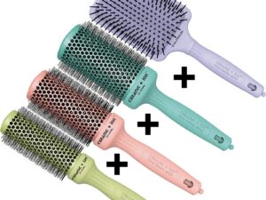 Olivia Garden Ceramic & Ion Thermal Blossom Brush Set: 4 Brushes