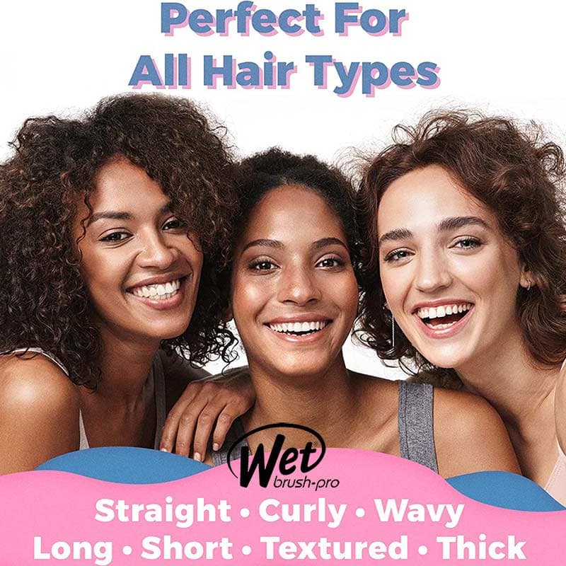 WetBrush Pro Detangler Iridescent Rays Style Set, Brush, Claw & Coils - Image 4