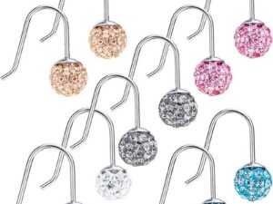 Blomdahl Titanium Earrings – Mini Pendant Crystal