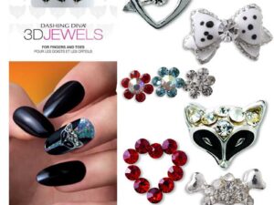Dashing Diva 3D Nail Art Jewels, 3/Pack