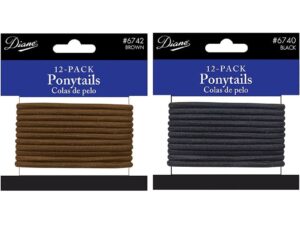 Diane Head & Pony Tail Holders, 12/Pack