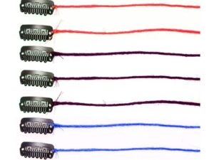 EMMA Synthetic Clip-On Dreadlock 3 Piece Strands, 35cm