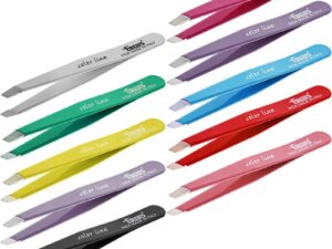 Focus Coloured Stainless Steel Slant Tweezer