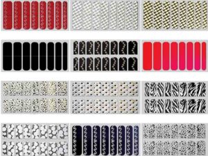 Nail Art Glamour Foils, 16 Pieces