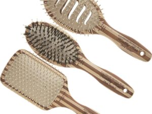 Olivia Garden Healthy Hair Bamboo Paddle & Cushion Brush Collection