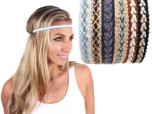 Headband Single Braided Woven Crochet