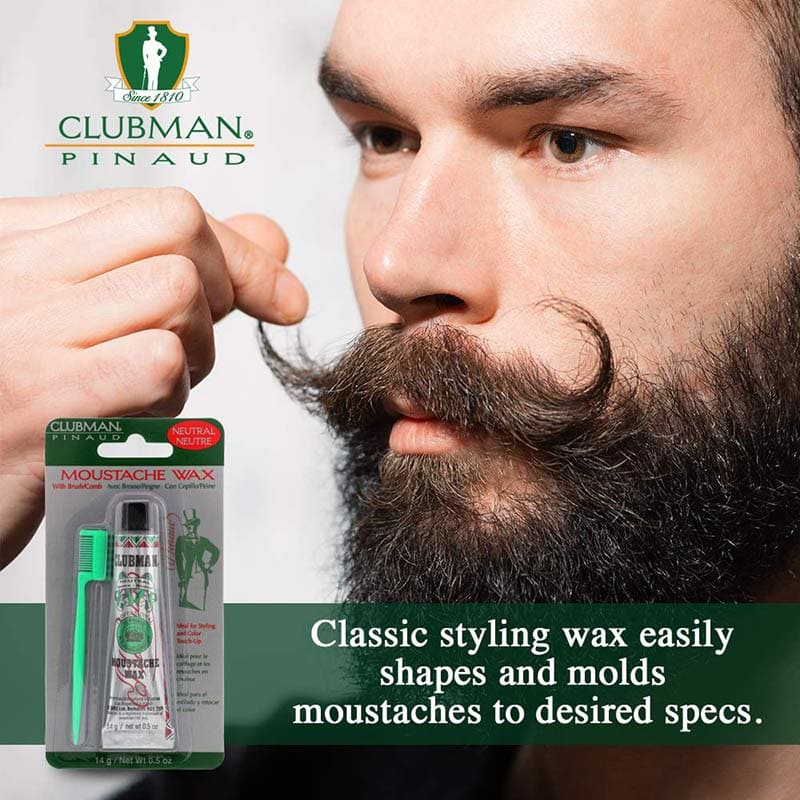 Clubman Styling & Colour Moustache Wax, 14g - Image 6