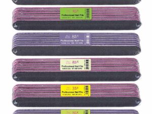 Nail Files Professional Black, 6/Pack