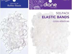Diane Head & Pony Tail Holders, Soft, Clear