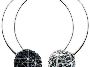 Blomdahl Titanium Earrings – Half Sleeper, Crystal Ball
