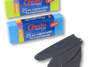 Credo Solingen Foot File Refills, 25/Pack