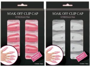 Nail Soak Off Clip Caps, 10/Pack
