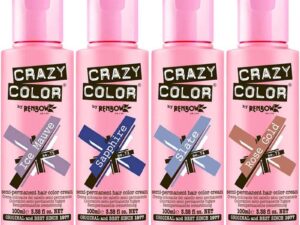 Crazy Color Metallics Semi-Permanent Hair Colour, 100ml