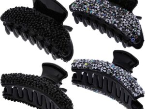 Hair Claw Clip with Strass