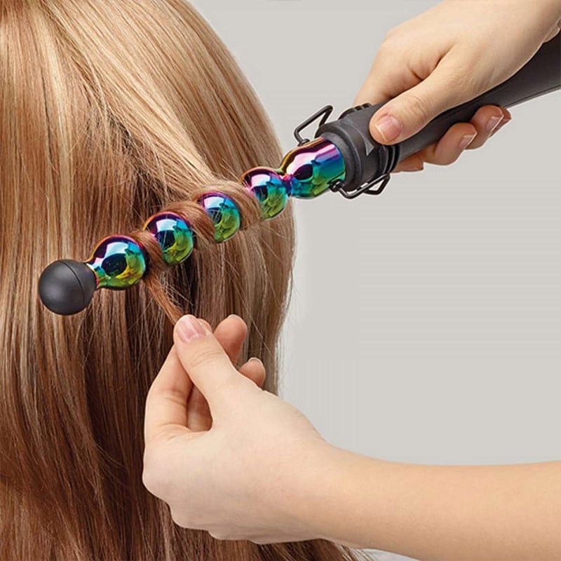 Gamma Più Iron Bubble Rainbow Curler, 25mm, 200°C - Image 2