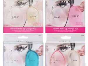 Cala Silicone Make-Up Sponge Duo, Tear & Square