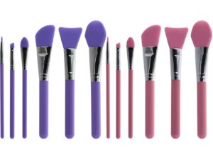 Cala Silicone Make-Up Brush Set, 6/Pack