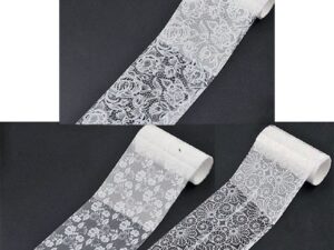 Nail Art Decoration White Lace