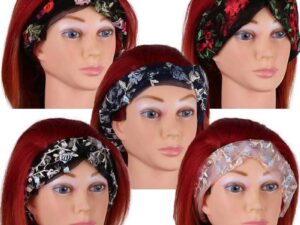 Headband Turban Pastel Flowers