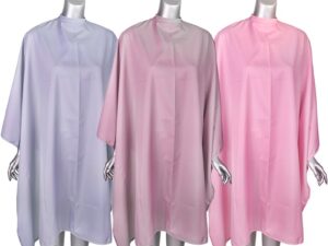 Salon Cape Soft Shades, Polyester, Studs