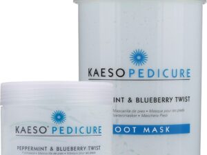 Kaeso Pedicure Peppermint & Blueberry Twist Foot Mask