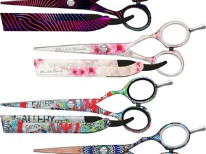Jaguar White Line Jagu-ART Big City Offset Scissor (5.5 inch) & JT1M Folding Razor Set