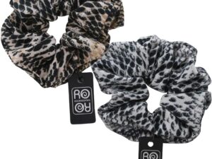 Hair Scrunchie Snake Print