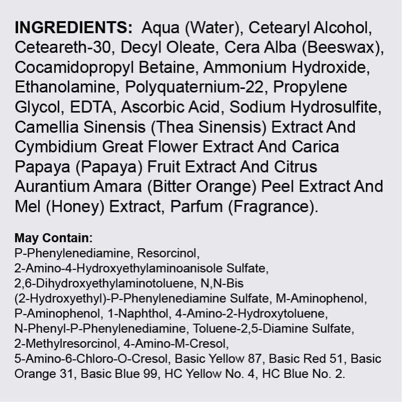 CDC Professional Hair Colour – Grey, 100ml - Image 2