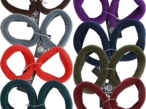 Hair Elastics Ribbed, 4cm, 2 Pieces