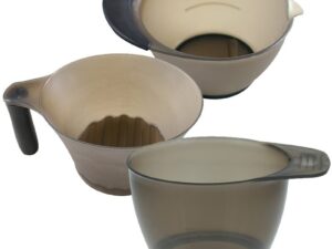 Tint Bowl with Ridged Base, Light Black