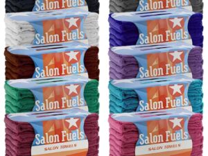 Salon Fuels Micro-Fibre Towels, 50 x 90cm, 260g, 10/Bag