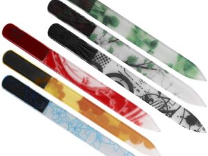 Nail File Colourful Glass, 135mm