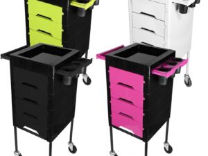 Trolley, 4 Slider Trays, 1 Top & 2 Side