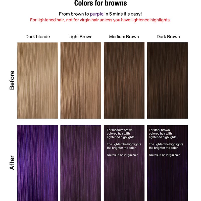 Celeb Luxury Viral Extreme Colorwash, Purple, 244ml - Image 7