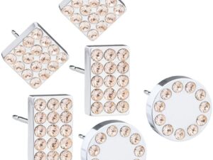 Blomdahl Silver Titanium Earrings – Golden Rose